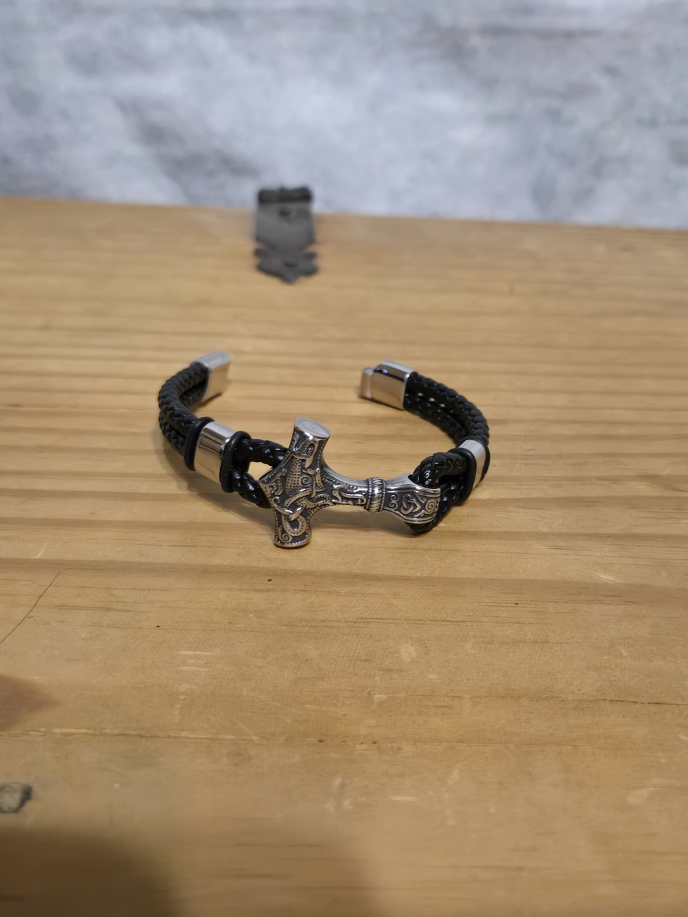 Viking Leather Braided Bracelets for Men